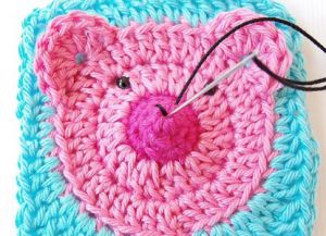 Plaid za novorojenčka crocheted_34