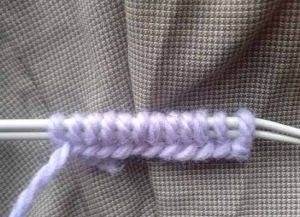калъф за новородено с игли за плетене снимка 2