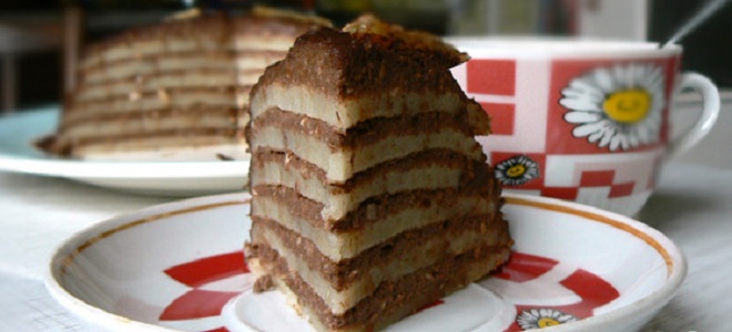 Лентен палачинке торте