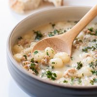 Zupa z kluseczkami ziemniaczanymi - przepis