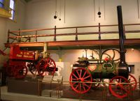 Старинные пожарные машины в музее Пауэрхаус