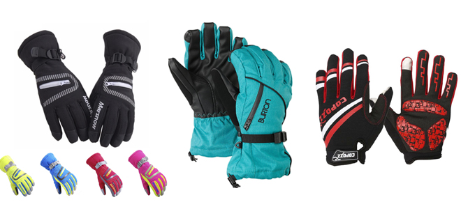 snowboardové rukavice s ochranou zápěstí