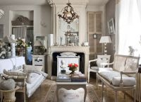 Provence styl v interiéru obývacího pokoje1