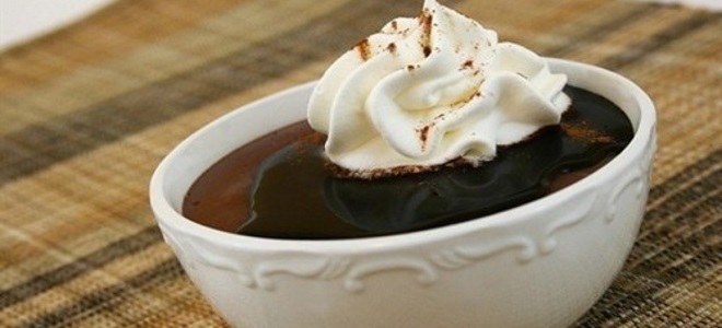 čokoladni puding recept