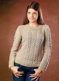 пуловер са плетеницама2