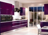 Lilac kuchyňský design interiéru 1