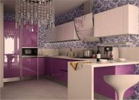 Bílá a fialová kuchyně2