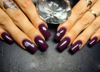 fioletowy manicure 7