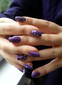 лилави нокти 3