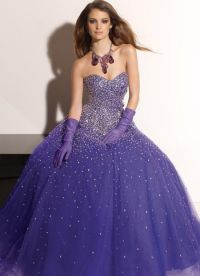 Purple Сватбена рокля 5