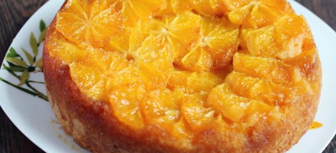 Oranžna torta v peči - preprost recept