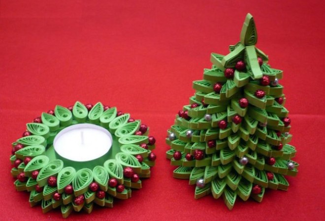 Quilling Christmas crafts21