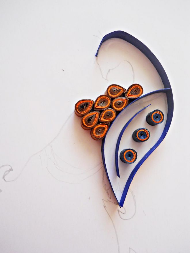 quilling pawia 28
