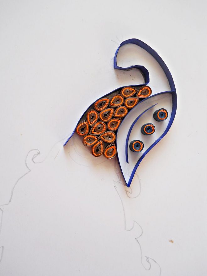 quilling pawia 29