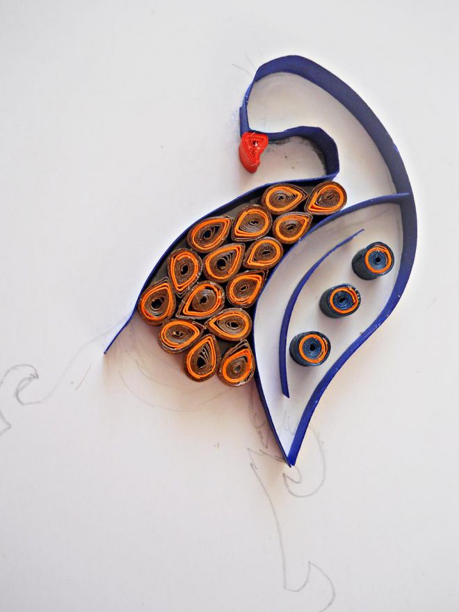 quilling pawia 30