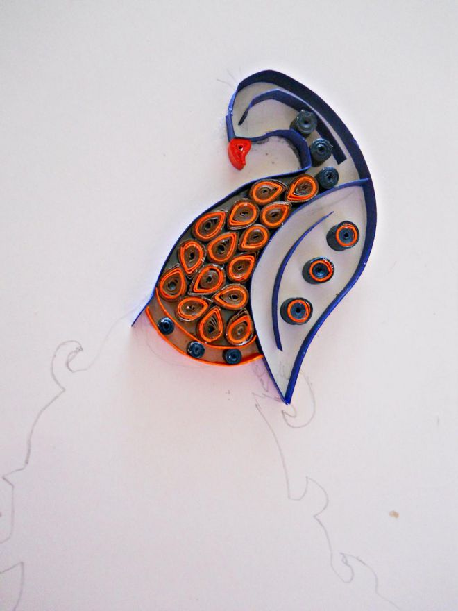 quilling pawia 32