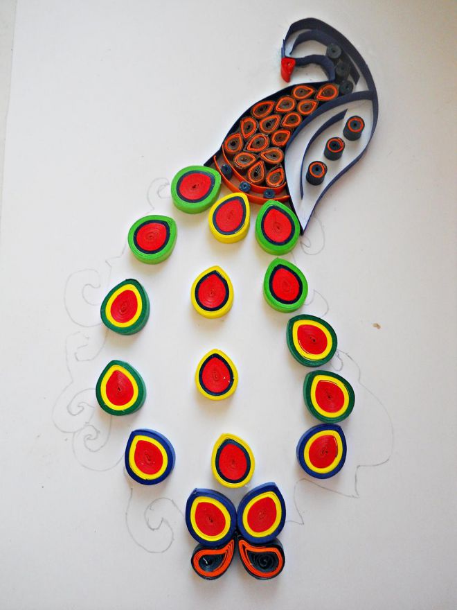 quilling pawia 35