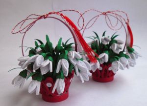 Quilling - snowdrops11