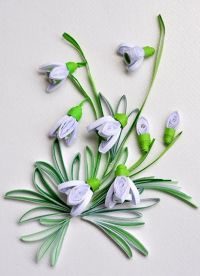 Quilling - snowdrops22
