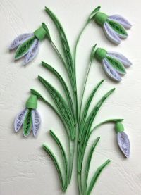 Quilling - snowdrops23