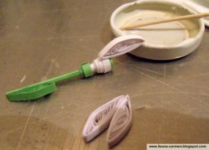 Quilling - snowdrops7