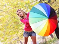 Rainbow чадър 5