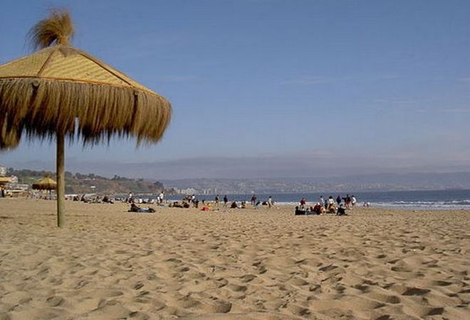 Пляж Реньяка - самый известный в Винья-дель-Мар