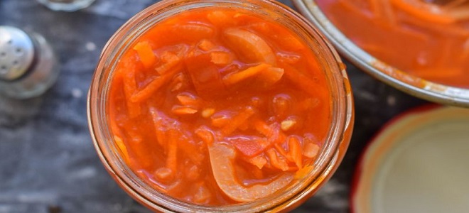 Bell paprika lecho s mrkví