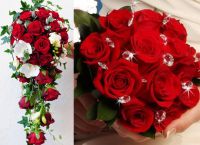 červená svatební kytice 7