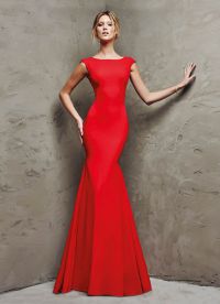 czerwona sukienka 2016 2