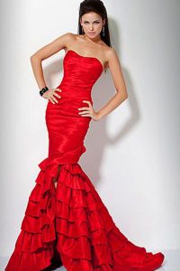 Czerwona suknia ślubna 2