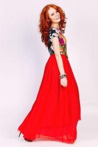 červená sukně 9