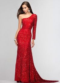 červené šaty 2013 8