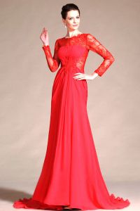 czerwona koronkowa sukienka3