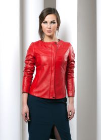 crvena kožna jakna 7
