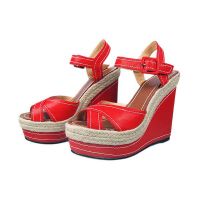 Červené sandály 1