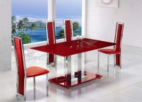 czerwony stół 4