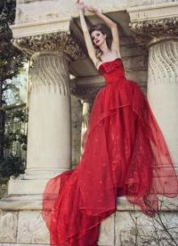 червена сватбена рокля 6