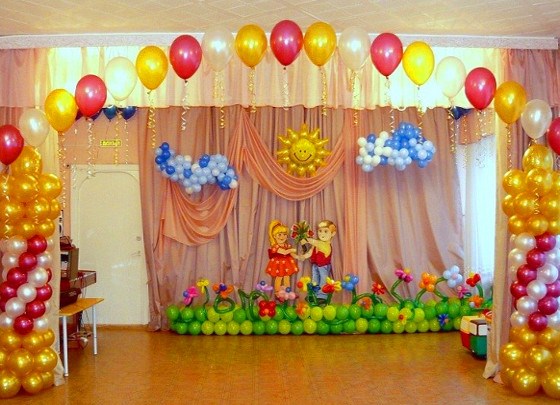 Декорация на зала в детска градина 2