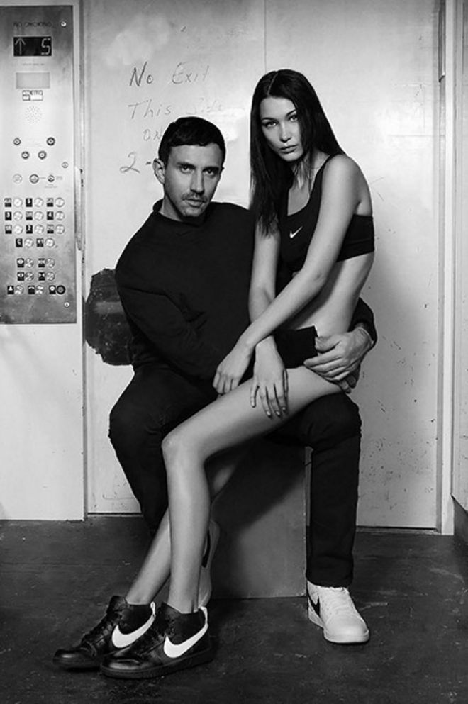 Риккардо Тиши и Белла Хадид в фотосъемке Nike