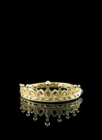 златен коронен пръстен 14