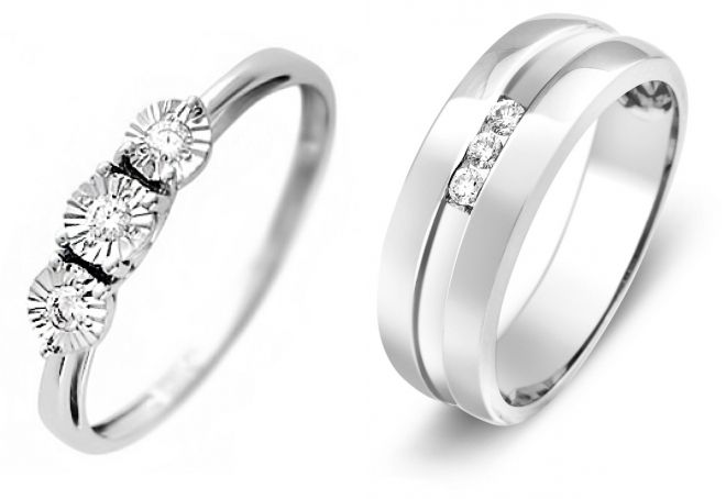 женское кольцо с бриллиантом
