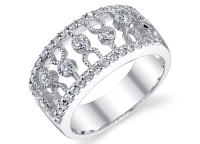 бело злато дијамантски прстен1