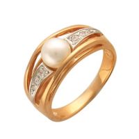 златен пръстен с перли 1