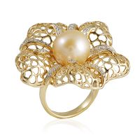 златен пръстен с перли 8