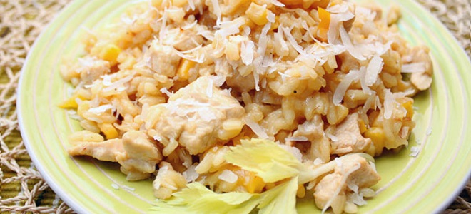 Kuřecí risotto recept