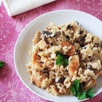 Рисотто класични рецепт са пилетином и печуркама
