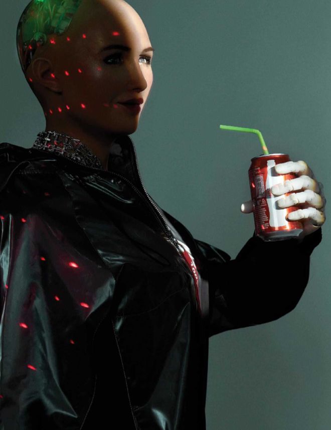 Даже роботы любят Coca-Cola