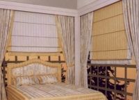 Rimske zavese v spalnici