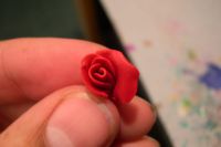 Polymerní jílové růže17